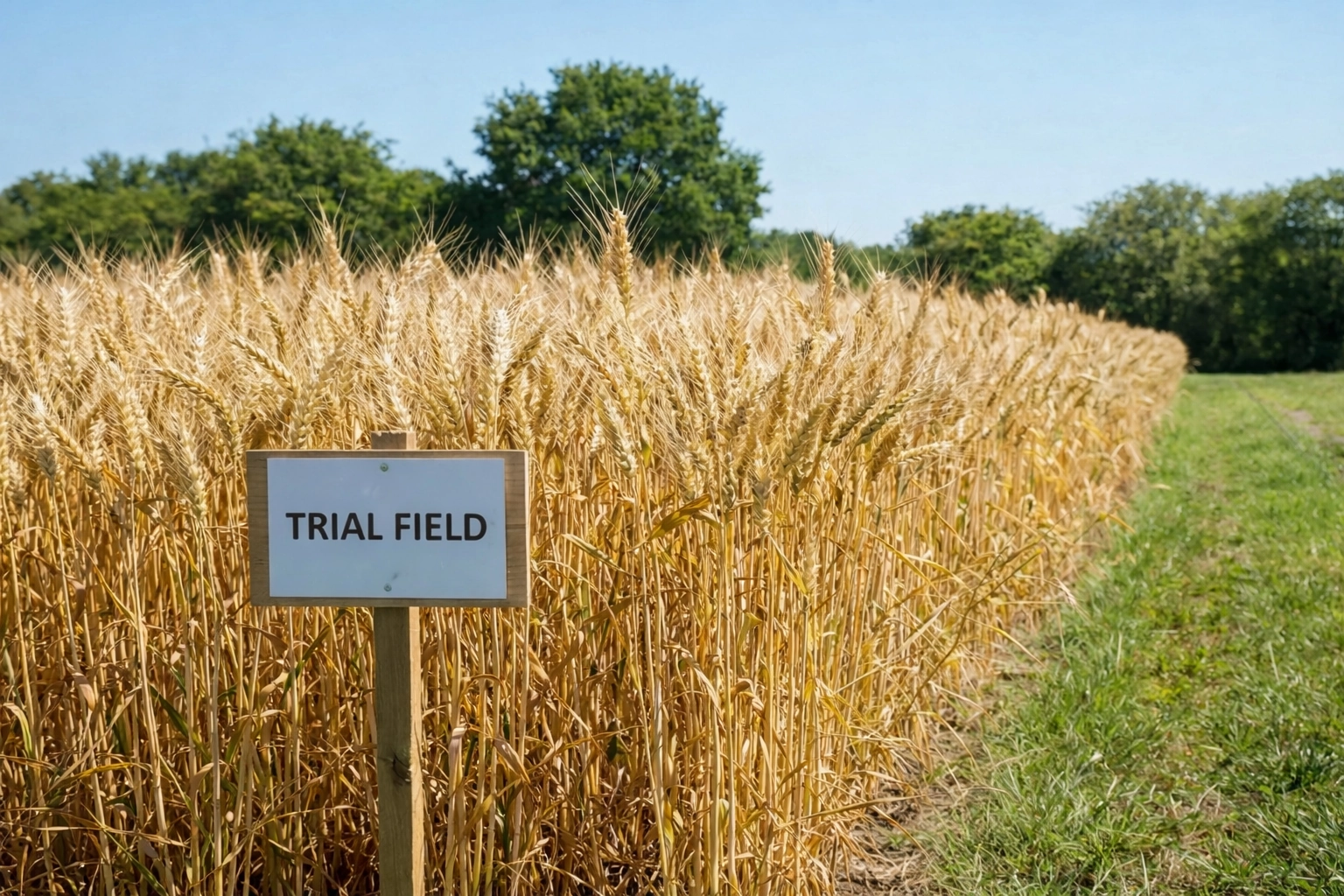 After - Modern Wheat Field